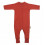 BABYSUIT L.SLV FEET 50/56 ROSEWOOD 221