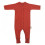 BABYSUIT L.SLV FEET ROSEWOOD 74/80 221