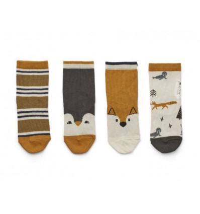 SILAS COTTON SOCKS 4 PACK ARCTIC MIX 202