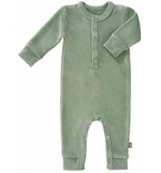 PYJAMA VELOURS FOREST GREEN 3-6M 25