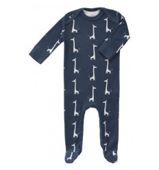 PYJAM FEET GIRAF INDIG BLUE NEWBORN 25