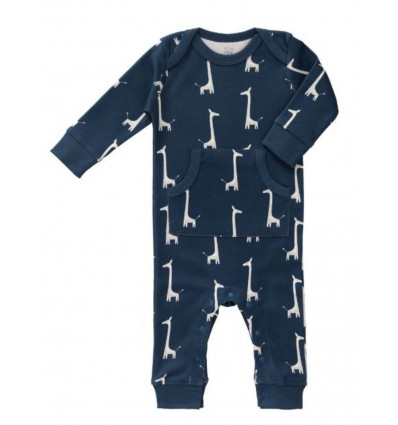 PLAYSUIT NO FEET GIRAF BLUE 3-6M 21