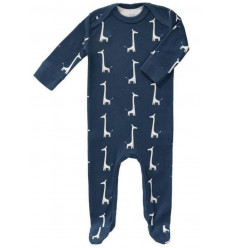 PYJAMA FEET GIRAF INDIGO BLUE 6-12M 21