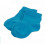 UNI SOCK 2-PACK SIZE 15/17 TURQUOISE 6