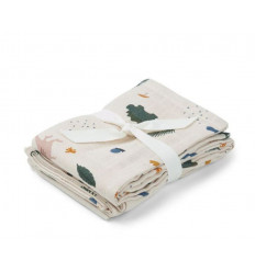 HANNAH MUSLIN CLOTH PRINT 2 PACK 202