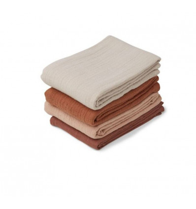 LEON MUSLIN CLOTH 4P ROSE MULTI MIX 21