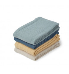 LEON MUSLIN CLOTH BLUE MULTI MIX 21