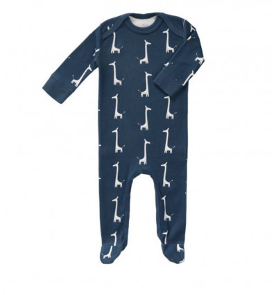 PYJAMA FEET GIRAF INDIGO BLUE 0-3M 25