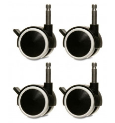 SET WIELTJES 4 RUBBER ZWART 72
