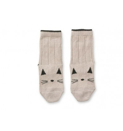 SILAS COTTON SOCKS CAT SWEET ROSE 202
