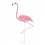MUURSTICKER ROZE FLAMINGO 7