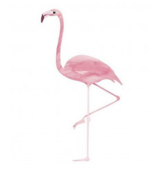 MUURSTICKER ROZE FLAMINGO 7