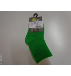 UNI SOCK 2-PACK SIZE 17/19 APPLE GREEN 6