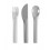 MELAMINE CUTLERY ELEPHANT GREY 21