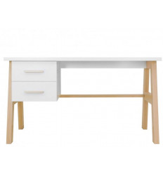 BUREAU LISA BLANC/NATUREL 21