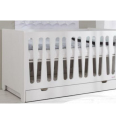 SUNNY BED + BANK 120X60CM WHITE 21