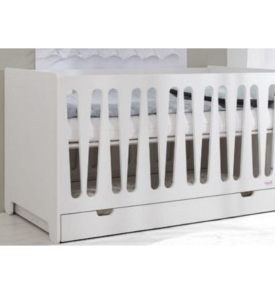 SUNNY BED + BANK 120X60CM WHITE 21