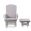 GLIDING CHAIR WIT KUSSENS GRIJS 201