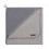 BADCAPE 75X85 SPARKLE ZILVERGRIJS 23