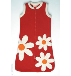 SLAAPZAK FRESK BLOEM 74CM ROOD
