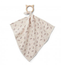 DINES TEETHER CUDDLE CLOTH FERN/ROSE 202
