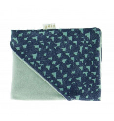 WIKKELCAPE CLAUDY HEARTS DENIM INSIDE