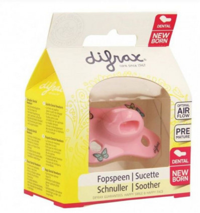 DIFRAX SUCETTE NEWBORN DENTAL GIRL 20