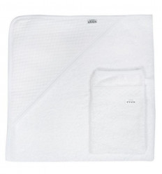 HOODED TOWEL DIAMOND WHITE 21