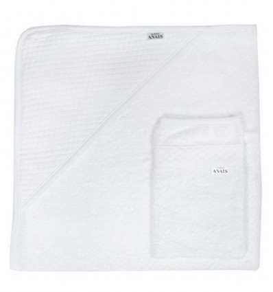HOODED TOWEL DIAMOND WHITE 21