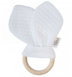 TEETHER RABBIT DIAMOND WHITE 203
