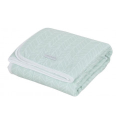 COUVERTURE DE LIT PURE & SOFT MINT LEAVE