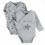 LOT 2 BODY CROISE GRIS PLUME 3M
