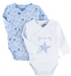 LOT 2 BODY CROISE BLEU PLUME 3M