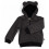 HOODIE BALOU BLACK SLUB SWEATER SLUB 62-