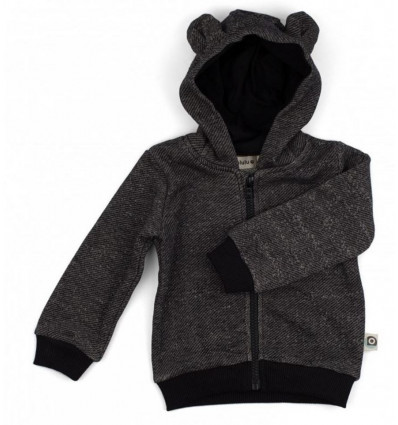 HOODIE BALOU BLACK SLUB SWEATER SLUB 62-