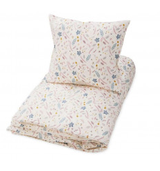 BEDDING JUNIOR 110X135 LEAVES ROSE 21