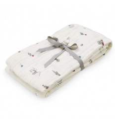 SWADDLE MUSLIN LIGHT PRINTED HOLIDAY 21