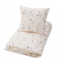 BEDDING ADULT 140X200 LEAVES ROSE 21