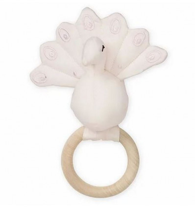 RATTLE PEACOCK MAPLE WOOD RING POWD 21