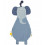 FLAT PACIFIER CUDDLE MRS. ELEPHANT 25
