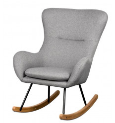 ROCKING CHAIR ADULT BASIC SOFT GRY 22