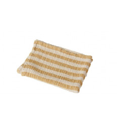 NAT BLANKET/TOWEL STRIPES M SAFFRAN 22