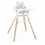 CLIKK HIGH CHAIR WHITE 251