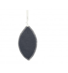 SPEENDOEKJE TEDDY RUNA DARK GREY 23