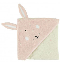 HOODED TOWEL 75X75CM MRS. RABBIT 25