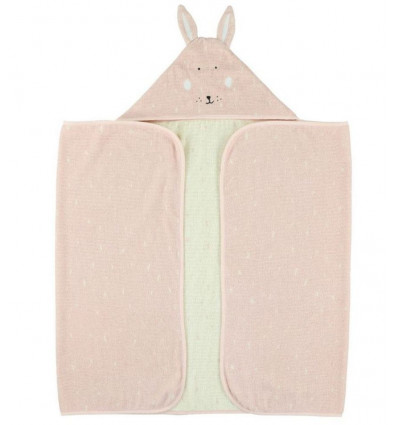 HOODED TOWEL 70X130CM MRS. RABBIT 25