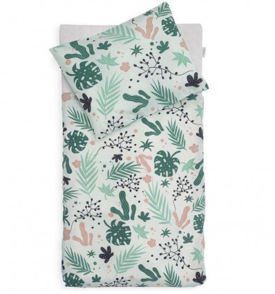 OVERTREK EN SLOOP 100X140CM LEAVES 202