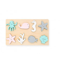 PUZZEL HOUT SEA ANIMALS 201