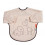 SLEEVED BIB 6-18M DREAMY DOTS POWDER 22