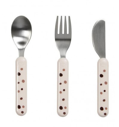 CUTLERY SET DREAMY DOTS POWDER 241